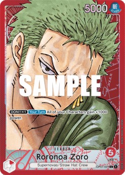 Roronoa Zoro (OP01-001) (V.2) (Romance Dawn)