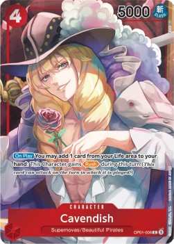Cavendish (OP01-008) (V.2) (Romance Dawn)