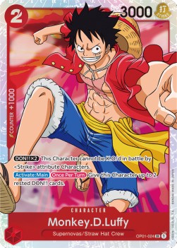 Monkey.D.Luffy (OP01-024) (V.1) (Romance Dawn)