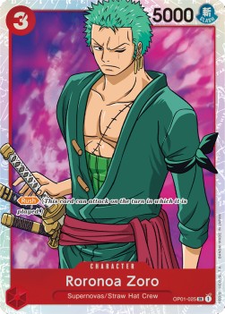 Roronoa Zoro (OP01-025) (V.1) (Romance Dawn)