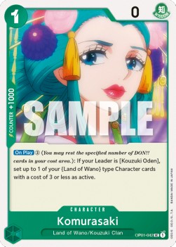 Komurasaki (OP01-042) (Romance Dawn)