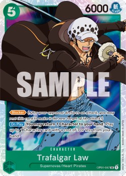 Trafalgar Law (OP01-047) (V.1) (Romance Dawn)