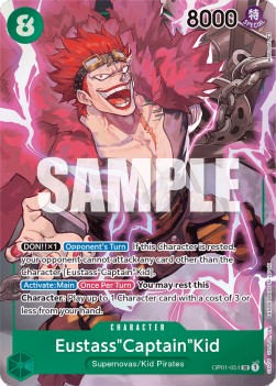 Eustass"Captain"Kid (OP01-051) (V.2) (Romance Dawn (Pre-Errata))