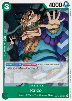 Raizo (OP01-052) (Romance Dawn)