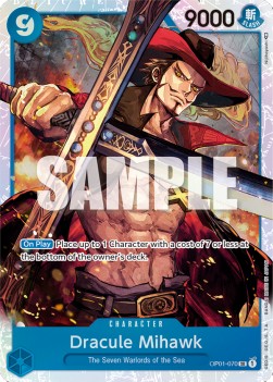 Dracule Mihawk (OP01-070) (V.1) (Romance Dawn)