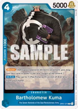 Bartholomew Kuma (OP01-074) (Romance Dawn)
