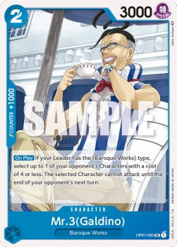Mr.3(Galdino) (OP01-085) (Romance Dawn)