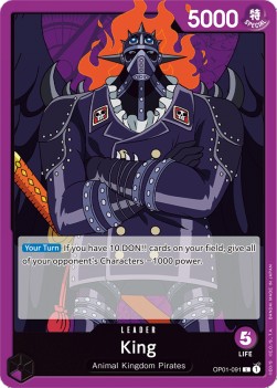 King (OP01-091) (V.1) (Romance Dawn)