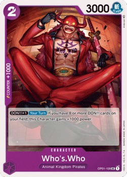 Who's.Who (OP01-109) (V.1) (Romance Dawn)