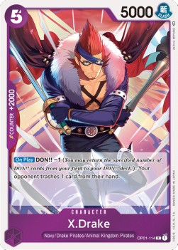 X.Drake (OP01-114) (Romance Dawn)