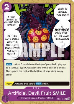 Artificial Devil Fruit SMILE (OP01-116) (Romance Dawn)
