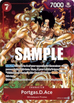 Portgas.D.Ace (OP02-013) (V.2) (Paramount War)
