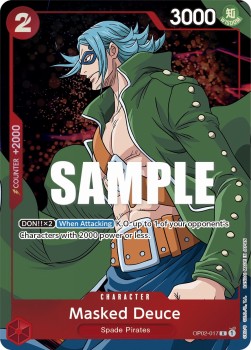 Masked Deuce (OP02-017) (V.2) (Paramount War)