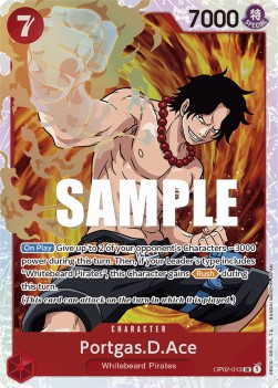 Portgas.D.Ace (OP02-013) (V.1) (Paramount War)