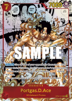 Portgas.D.Ace (OP02-013) (V.3) (Paramount War)