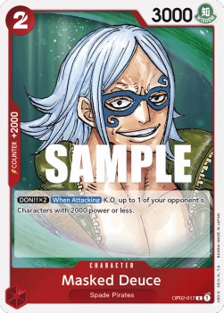 Masked Deuce (OP02-017) (V.1) (Paramount War)