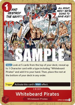 Whitebeard Pirates (OP02-022) (Paramount War)