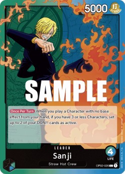 Sanji (OP02-026) (V.1) (Paramount War)