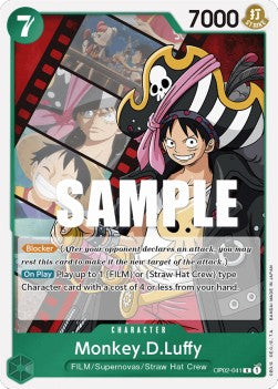 Monkey.D.Luffy (OP02-041) (V.1) (Paramount War)