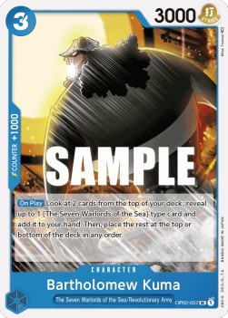 Bartholomew Kuma (OP02-057) (Paramount War)