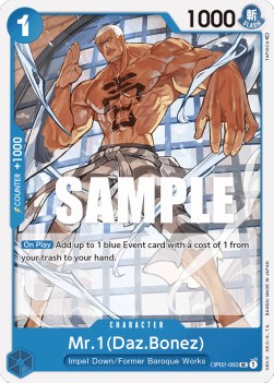 Mr.1 (Daz.Bonez) (OP02-063) (Paramount War)