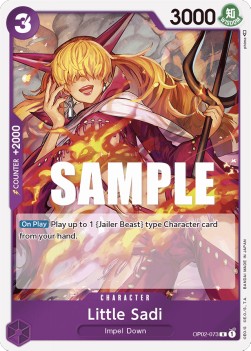 Little Sadi (OP02-073) (V.1) (Paramount War)