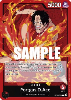 Portgas.D.Ace (OP03-001) (V.1) (Pillars of Strength)