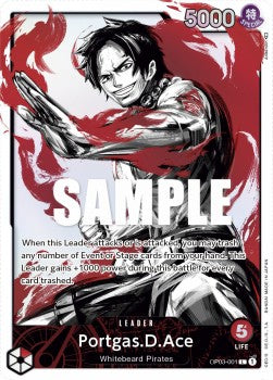 Portgas.D.Ace (OP03-001) (V.2) (Pillars of Strength)