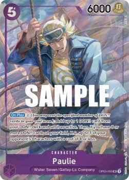 Paulie (OP03-066) (V.2) (Pillars of Strength)