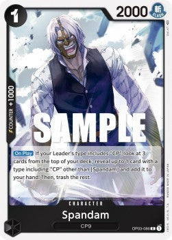 Spandam (OP03-086) (V.1) (Pillars of Strength)