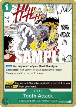 Tooth Attack (OP03-037) (Pillars of Strength)