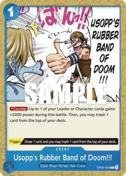 Usopp's Rubber Band of Doom!!! (OP03-054) (Pillars of Strength)