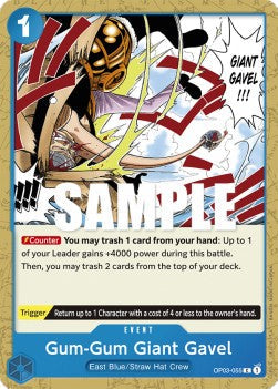 Gum-Gum Giant Gavel (OP03-055) (Pillars of Strength)