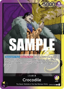 Crocodile (OP04-058) (V.1) (Kingdoms of Intrigue)