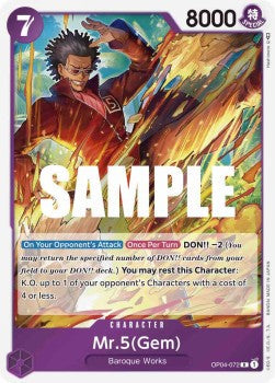 Mr.5(Gem) (OP04-072) (V.1) (Kingdoms of Intrigue)