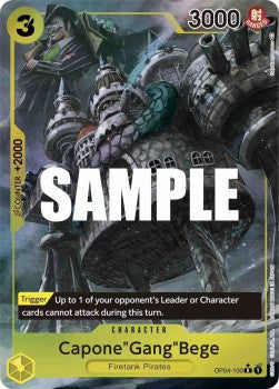 Capone"Gang"Bege" (OP04-100) (V.2) (Kingdoms of Intrigue)