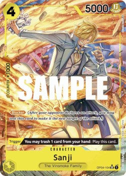 Sanji (OP04-104) (V.2) (Kingdoms of Intrigue)