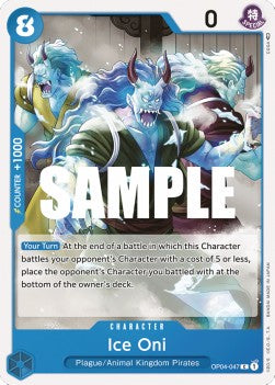 Ice Oni (OP04-047) (Kingdoms of Intrigue)