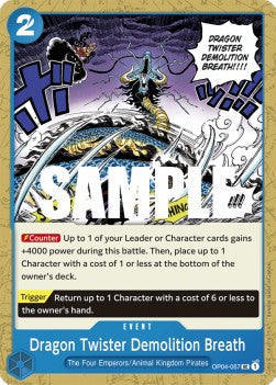 Dragon Twister Demolition Breath (OP04-057) (Kingdoms of Intrigue)