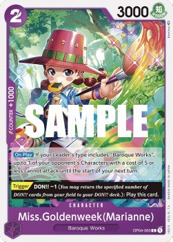 Miss.Goldenweek(Marianne) (OP04-065) (Kingdoms of Intrigue)