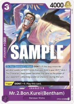 Mr.2.Bon.Kurei(Bentham) (OP04-069) (Kingdoms of Intrigue)