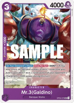 Mr.3(Galdino) (OP04-070) (Kingdoms of Intrigue)