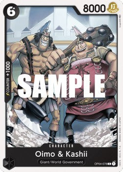 Oimo & Kashii (OP04-078) (Kingdoms of Intrigue)