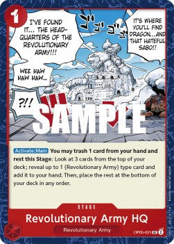 Revolutionary Army HQ (OP05-021) (Awakening of the New Era)