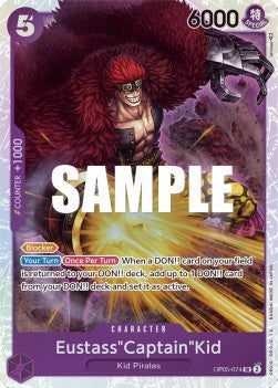 Eustass"Captain"Kid (OP05-074) (V.1) (Awakening of the New Era)