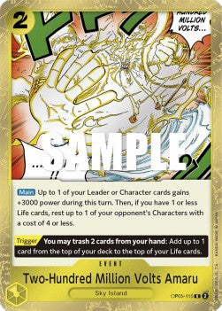Two-Hundred Million Volts Amaru (OP05-115) (Awakening of the New Era)