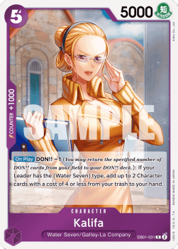 Kalifa (EB01-031) (V.1) (Memorial Collection)