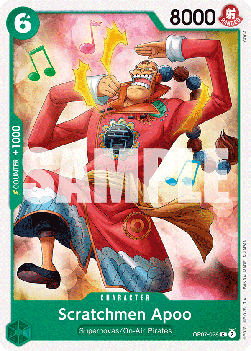 Scratchmen Apoo (OP07-028) (500 Years into the Future)