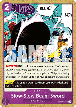 Slow-Slow Beam Sword (OP07-076) (500 Years into the Future)