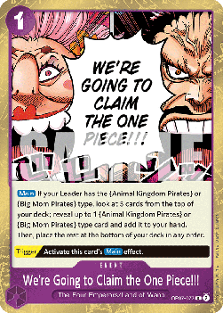 We're Going to Claim the One Piece!!! (OP07-077) (500 Years into the Future)